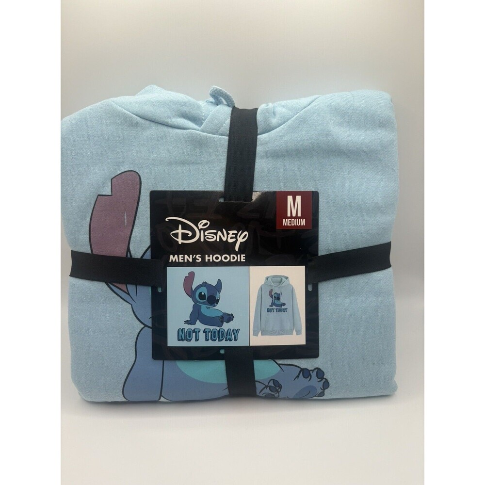 New Disney Hoodie Pullover Lilo and Stitch Sweatshirt Med 46”